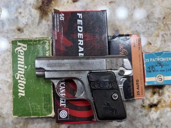 COLT 1908 POCKET HAMMERLESS