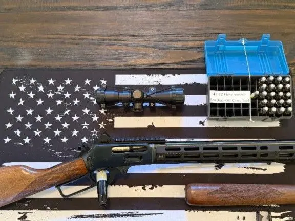 Marlin 1895G 45-70 w/Midwest Industries and Ammo