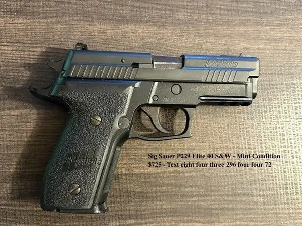 Sig Sauer P229 Elite 40 S&W