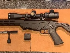 Ruger Precision Rimfire rifle with scope