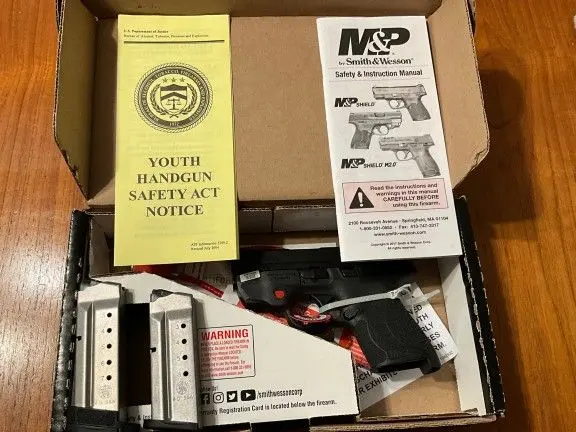 SMITH WESSON MP SHIELD LASER NIB