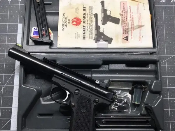 Ruger Mk III Target w/ Rail & Fiber Optic Target Sights