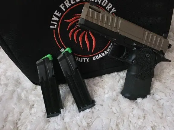 Live Free Armory Apollo 11 V2 (9mm) – FDE – $575