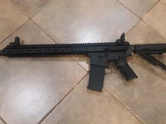 Side Charging AR15 Free Floating barrel.