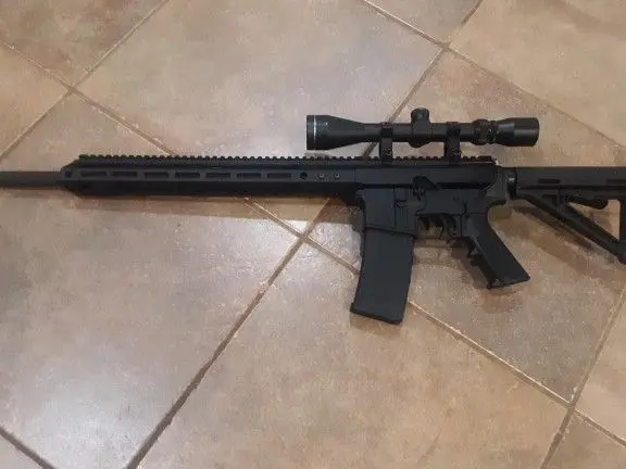 20" AR15 Side Charging W/ scope
