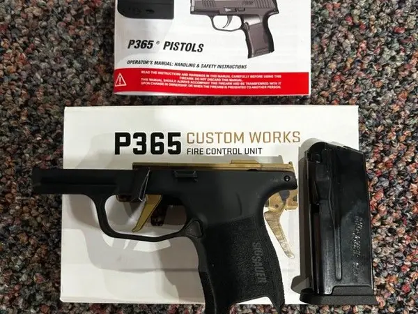 Sig P365 Gold FCU and extras