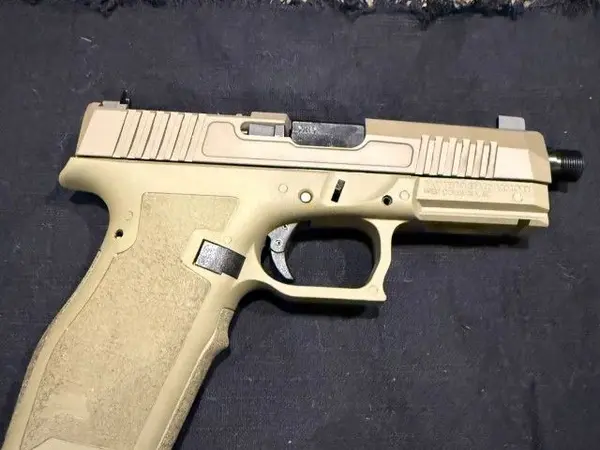 PSA Dagger Full Size - S 9mm ECC RMR Threaded Barrel Pistol, Flat Dark Earth