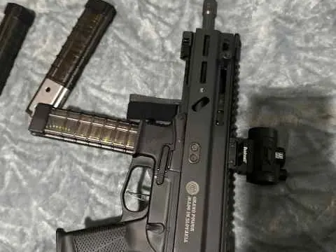NEW!!! Grand Stribog SP9A3 with folding brace!