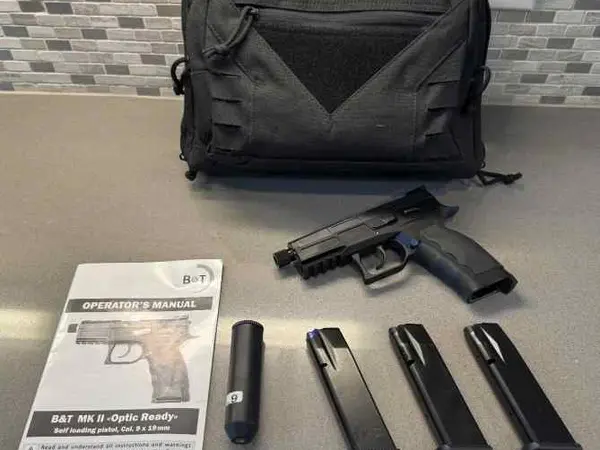 B&T MKII 9mm threaded