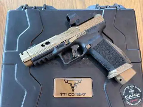 Canik TTI Combat With MaM03 Competition Red Dot 9m
