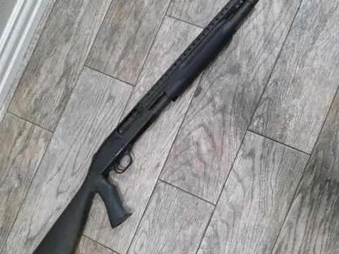 MOSSBERG 500A W/ heatshield and ready for optic