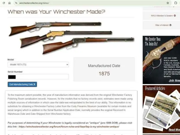 Winchester 1873 .32WCF