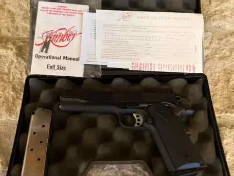 Kimber Custom Target II in .45 ACP