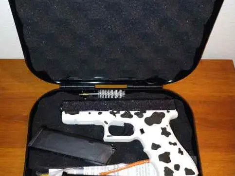 Glock 22 Gen3 Glitter Gunz Tactical Cow Unfired