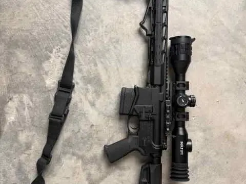 Ruger SFAR ar-10 with InfiRay Outdoor BOLT TH50-C