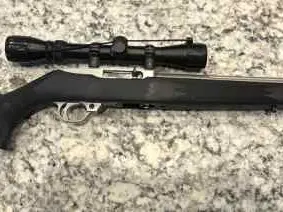 Ruger 10/22 Target Barrel, Synthetic Stock, Scope
