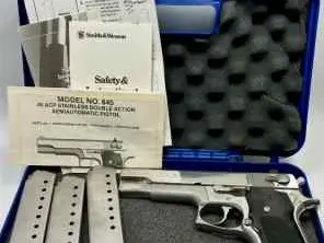 S&W Smith & Wesson 645 stainless 45acp classic