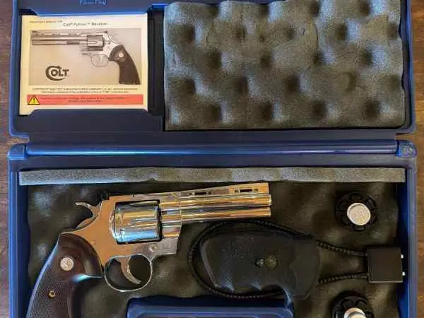 Colt Python stainless 4.25” .357 Mag