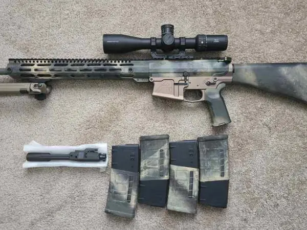 AR-10 Built on Aero Precision upper and lower