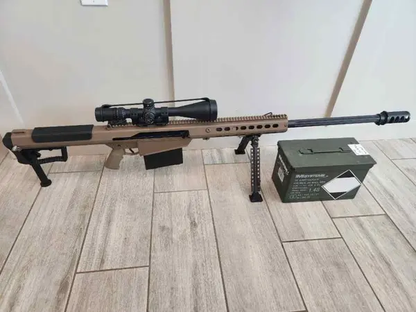 New Barrett M107A1 with Nightforce NXS 5.5-22X50