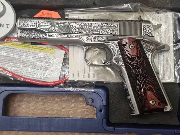 New Colt 1911 45 acp Dinosaur-Meteorite