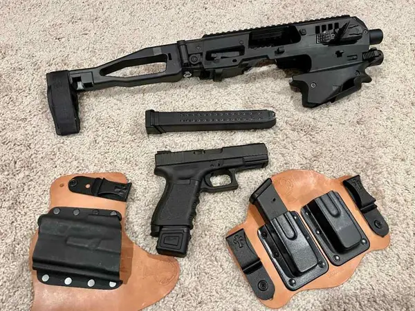 Glock 19 9mm + CAA MCK + CrossBreed Holster System
