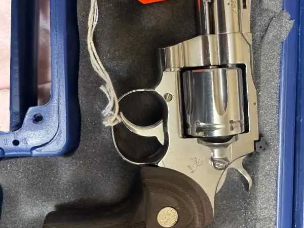 Colt Python in the case Unfired