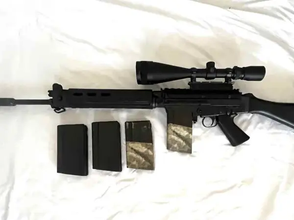 Imbel 7.62mm w/ Simmons 20x50 Classic Scope