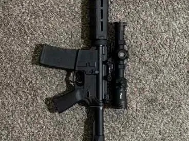 ADAMS ARMS AR-15 with sig sauer 1-6 Scope