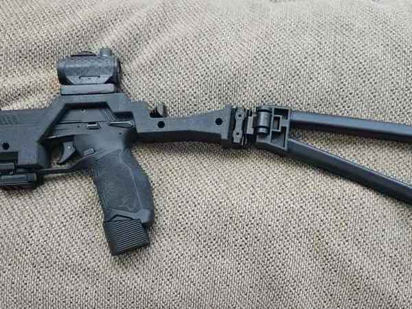 TX22 F RT. red dot, chassis, mags and laser.
