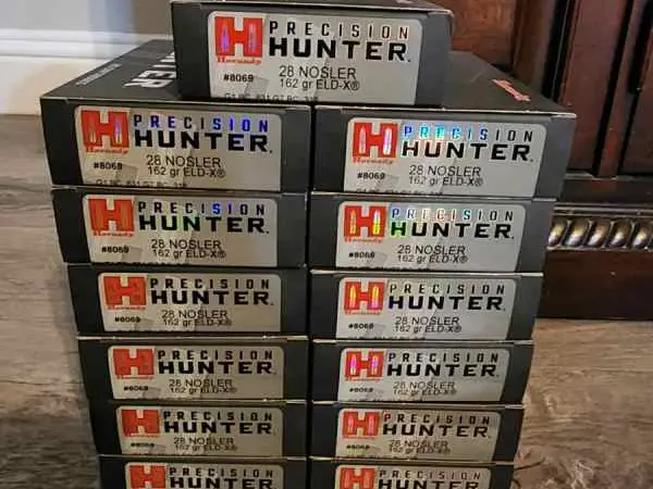 28 Nosler Hornady Precision Hunter 162 EDL-X