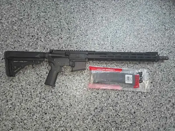 BRAND NEW/UNFIRED AR-15 WITH RARE BREED FRT TRIGGE