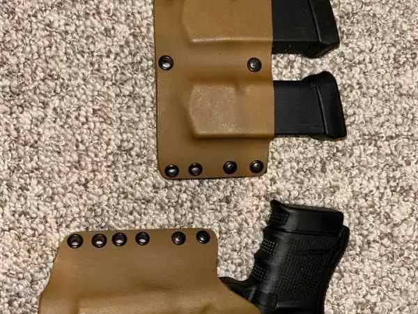 Glock 30 SF with three magazines, kydex acessories
