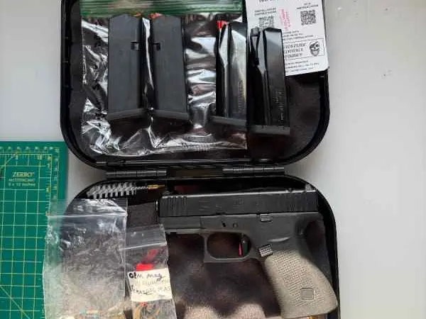 Glock 43x mos w/ 15 rd mags