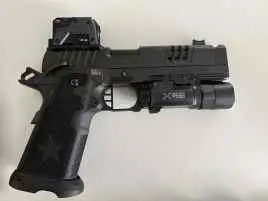 Staccato XC with 7 mags and 2 holsters