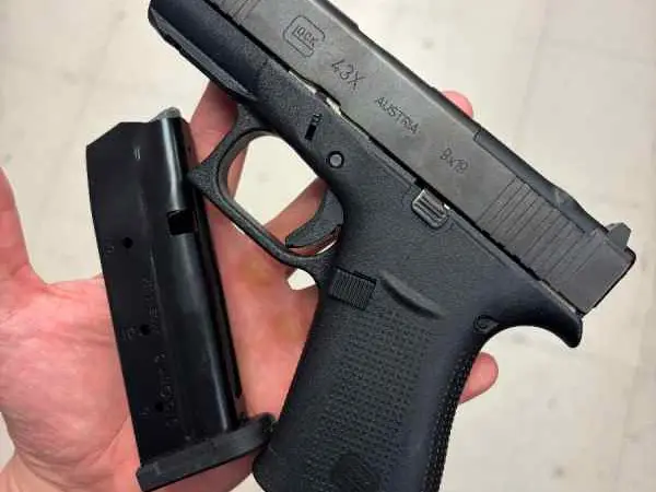 Glock 43X MOS Optics Ready 9mm pistol