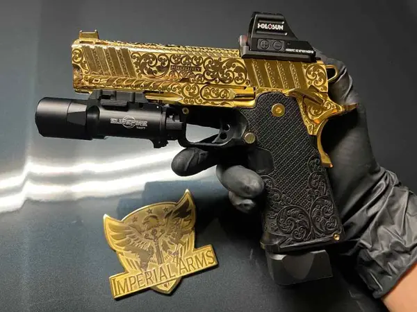 Springfield Prodigy 2011 Gold plated engraved