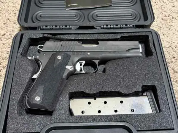 Sig Sauer 1911 Nightmare 45 SAO Pistol w/Case RARE