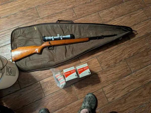 Model Remington 592M 5mm with 1150 rounds & more
