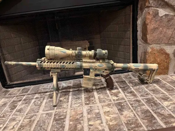 AR-15 w/ Crossfire II, slickside UPR, Anderson LWR