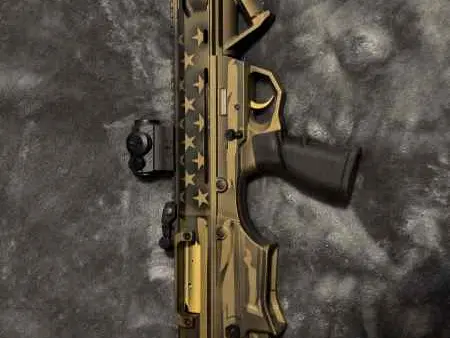 PANZER EGX500 BULLPUP SHOTGUN 12GA, US FLAG BROWN/