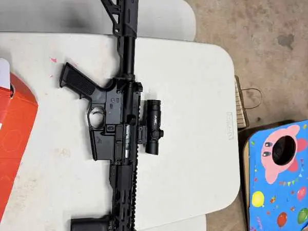 300 blk out AR with glx 2x prism