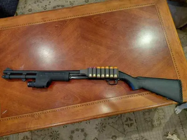 Mossberg 590A1 with weapon light