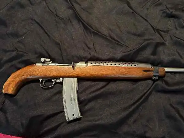 M1 carbine polished with amputated butt