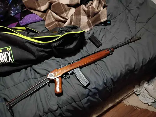 Underfolder .30 carbine.