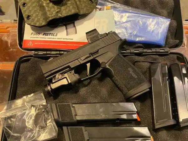 Like new SIG P365 Comp with extras