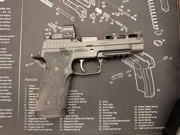 Sig P320 Pro Cut AXG, Sig Guy trigger, more.