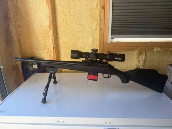 Ruger American 6mm arc with scope and bipod