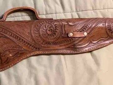 Leather scabbard vintage but great shape for your