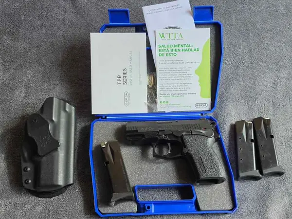 Bersa TPR9C DA/SA 9mm with extras